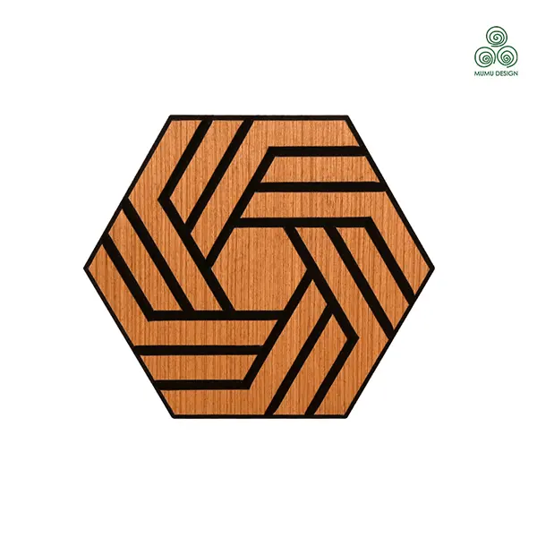 Hexagonal acoustic wall panels