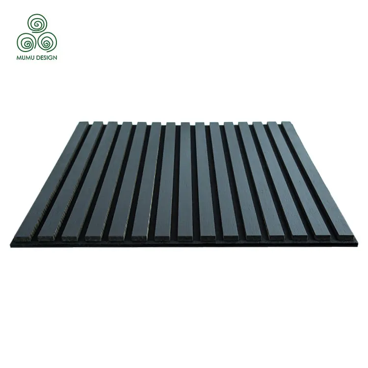 Polyester Soundproof Wood Strip Sound-absorbing Board  Slat Walling Suppliers China