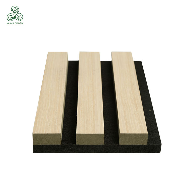 DIY Acoustic Slat Wall Panel For Interior