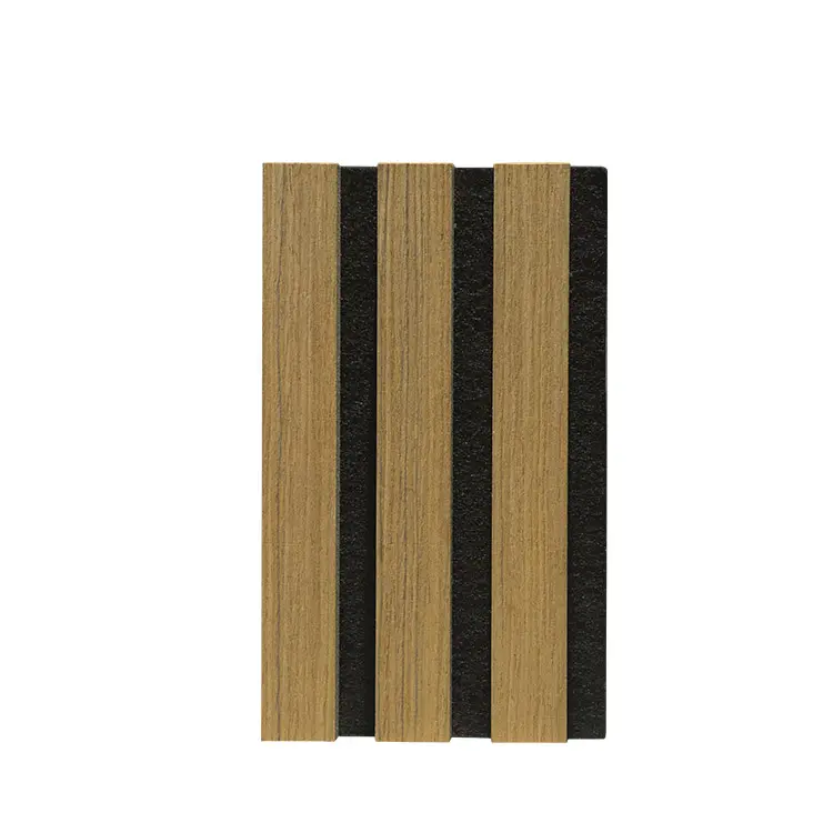 Natural Oak Noise Reduction Fabric Soundproof  Wall Panels