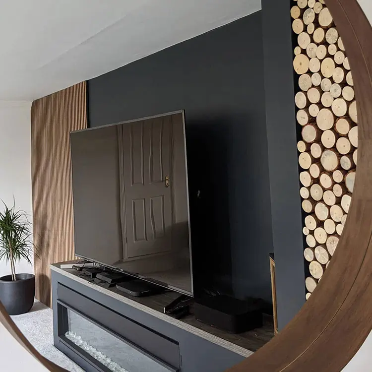 What is the process for sticking wood veneer to wooden doors