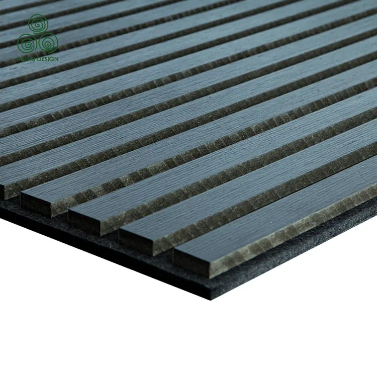 Polyester Soundproof Wood Strip Sound-absorbing Board  Slat Walling Suppliers China