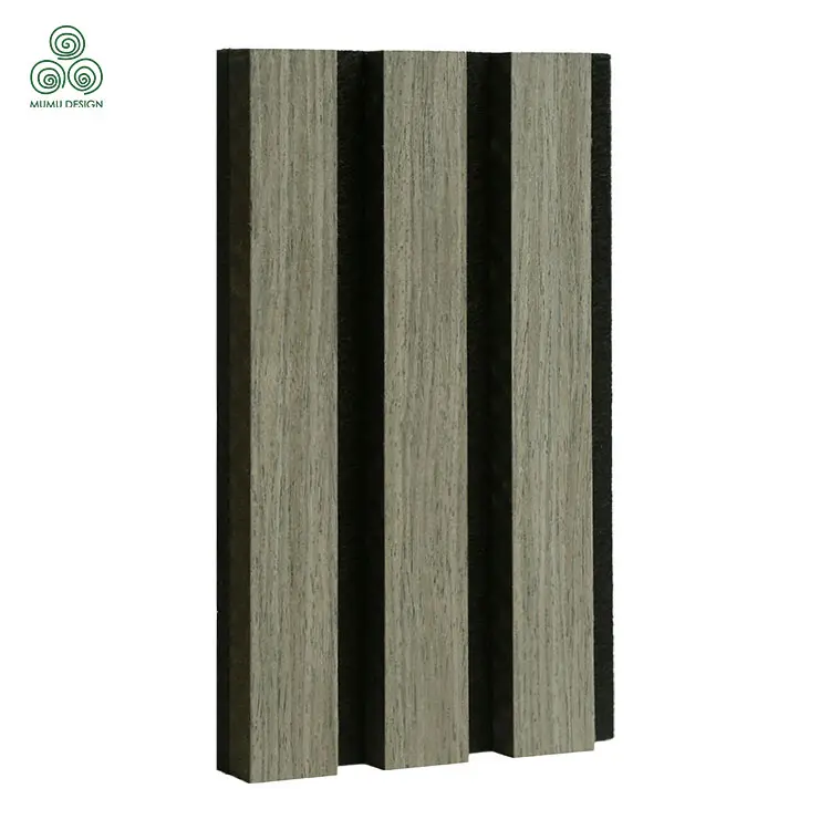 Natural Oak Acoustic Slat Wood Wall Panels