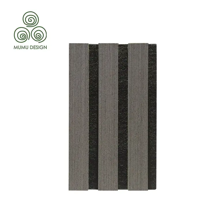 2024 new Soundproofing Grooved Wooden Acoustic Foam Wall Panels