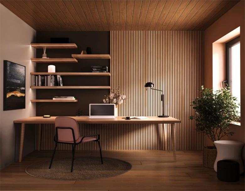 Acoustic panel, Wall Slat Panel, Wall Panels, Solid Oak Wall Panel, Wooden slat panel