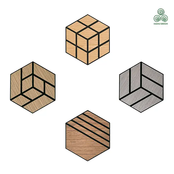 Hexagonal Acoustic Panels for Enhanced Room Acoustics