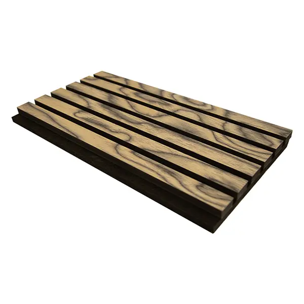 Special Wood Veneer Acoustic Slats Panel
