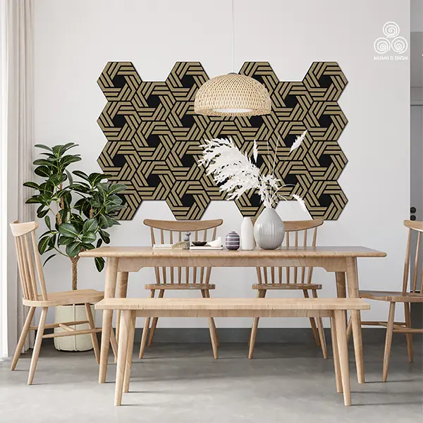 Modern Hexagonal Acoustic Panels