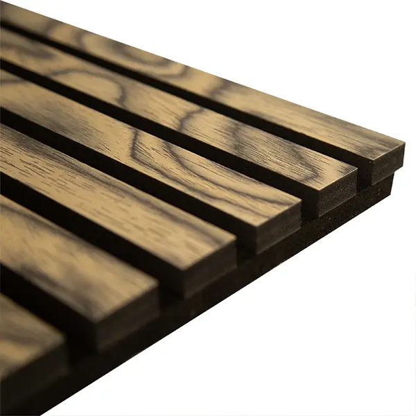 Special Wood Veneer Acoustic Slats Panel